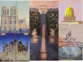 monuments parisiens vus par les artistes visio conference tour eiffel sacre coeur notre dame de paris arc de triomphe